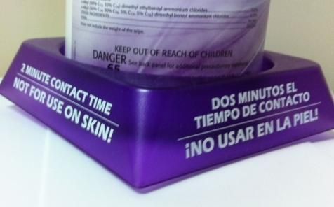 File:Bilingual label for disinfectant English-Spanish.jpg