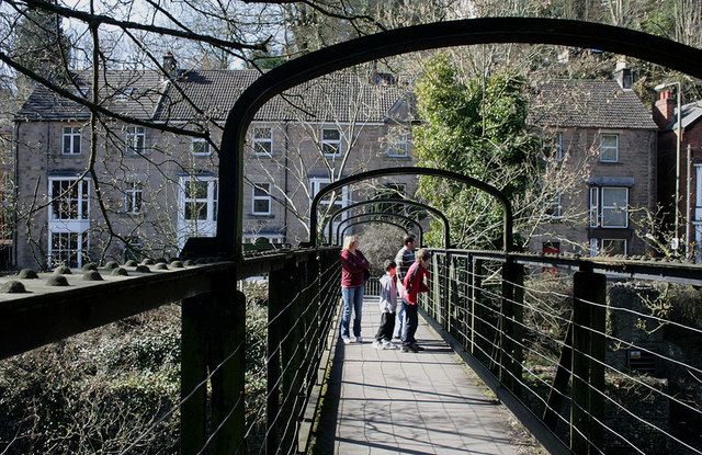 File:Footbridge over the Derwent (geograph 2323218).jpg