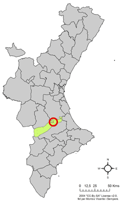 File:Localització de Vallés respecte del País Valencià.png