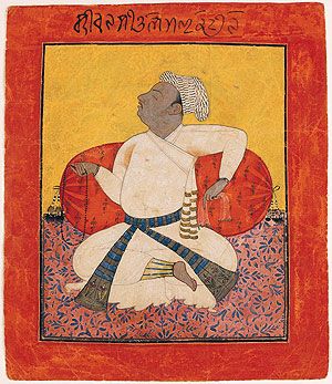 File:Maharaja Sital Dev of Mankot in Devotion.jpg