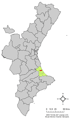 File:Localització de Xeresa respecte del País Valencià.png