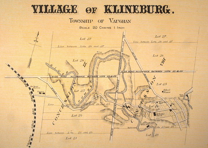 File:Map of Kleinburg, Ontario, 1878.jpg