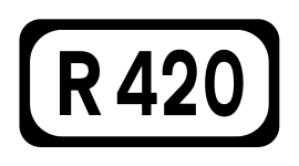 File:R420 Regional Route Shield Ireland.png