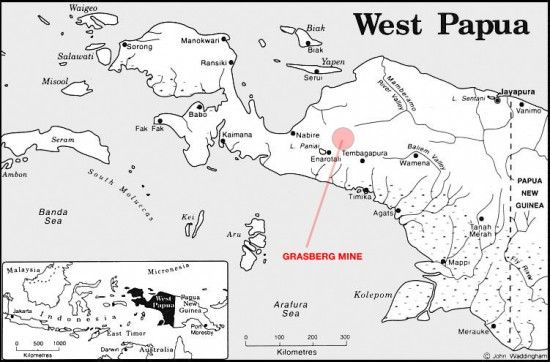 File:West Papua - Grasberg Mine loc map.jpg