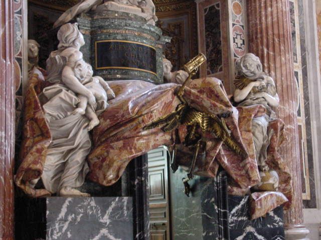 File:Detail of the Tomb of Alexander VII.jpg