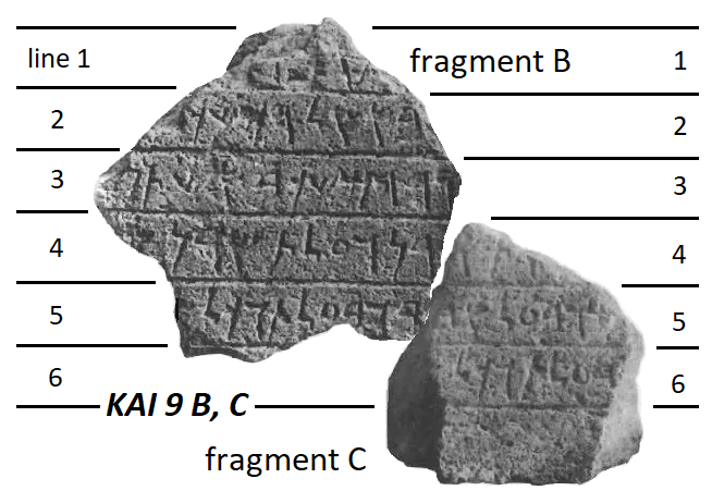 File:Byblos inscription KAI 9 fragments B C.png