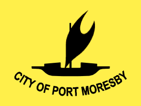 File:Flag of Port Moresby.png