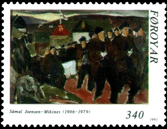 File:Faroe stamp 217 mikines - funeral procession.jpg