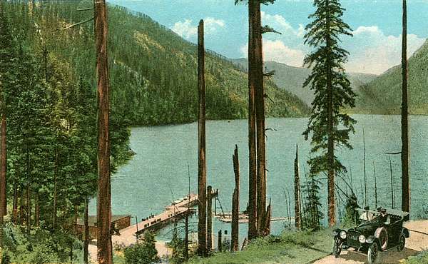 File:Lake Crescent East Beach ferry dock.jpg