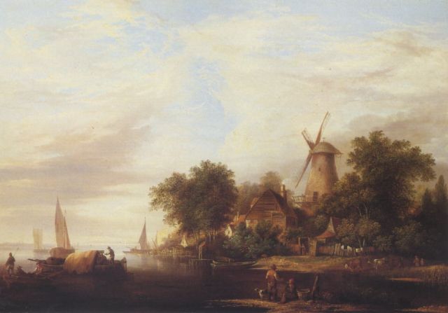 File:Edward Williams Cattle Watering by a Windmill.jpg