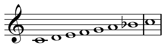 File:Mixolydian mode C.png