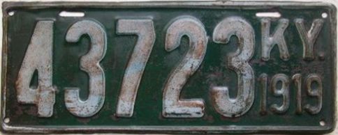 File:1919 Kentucky license plate.jpg