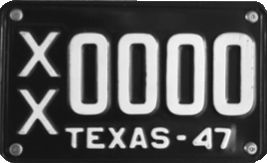 File:1947 Texan license plate.png