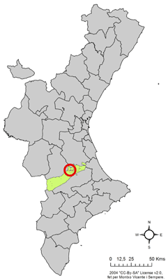 File:Localització de Cerdà respecte del País Valencià.png