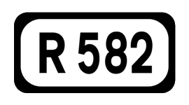 File:R582 Regional Route Shield Ireland.png