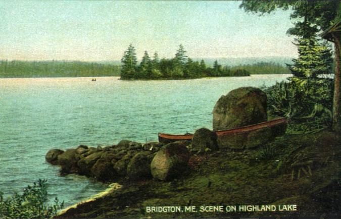 File:Scene on Highland Lake, Bridgton, ME.jpg