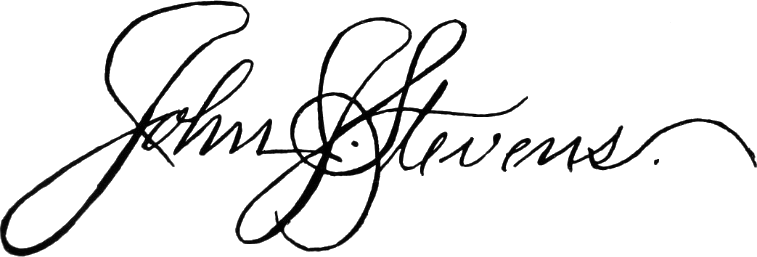 File:Signature of John J. Stevens (1852–1928).png