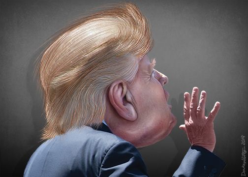 File:Donald Trump - Caricature (48909740218).jpg