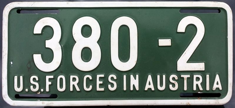 File:US-Forces-in-Austria USFA 1954-1955 license plate 380-2.jpg