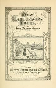 Front cover for New Canterbury Tales by John Philipps Emslie.