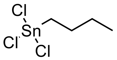 File:Monobutyltin Trichloride Molecular Structure.png