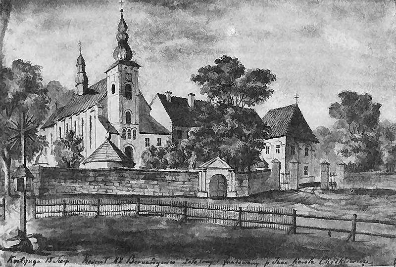 File:Kretinga church in 19th c.jpg