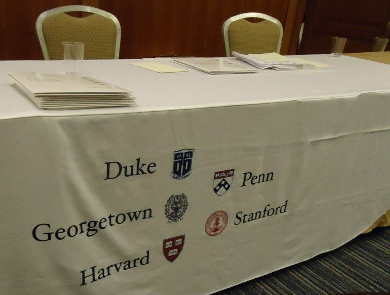 File:Table and banner at college admissions presentation.jpg