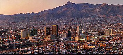 File:Cityscape of El Paso at Dusk.jpg