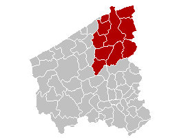 File:Arrondissement Brugge Belgium Map.png