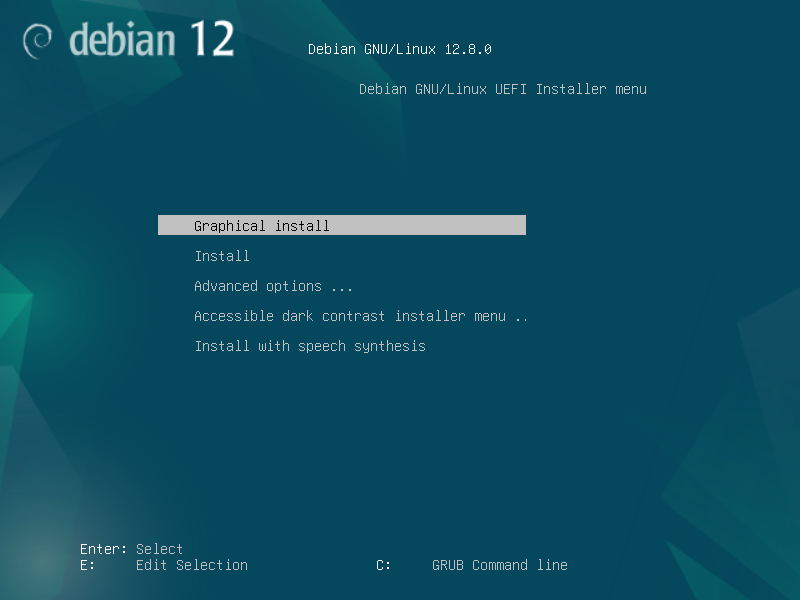 File:Debian 12 GRUB, UEFI mode.png