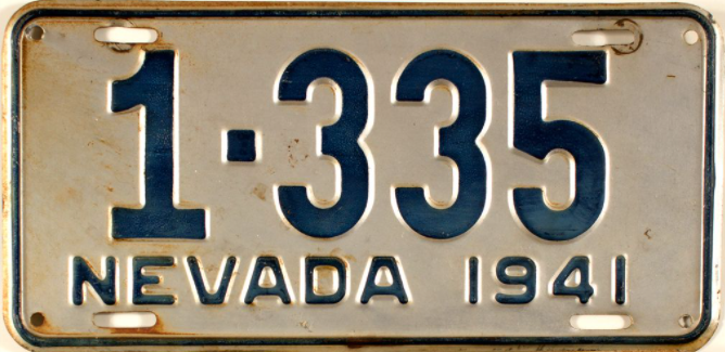 File:Nevada License Plate 1941.png