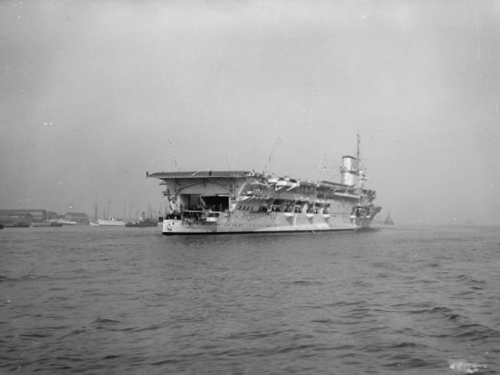 File:HMS Glorious anchored.jpg