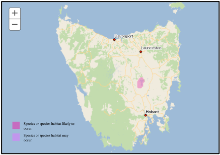 File:Galaxias auratus distribution map Tasmania.png