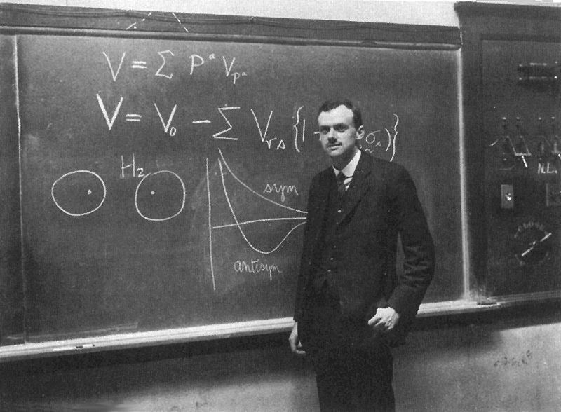 File:P.A.M. Dirac at the blackboard.jpg