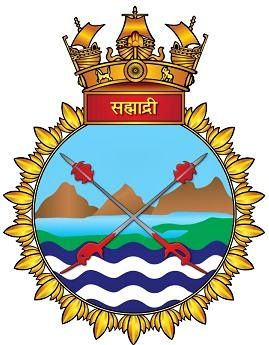 File:INS Sahyadri (F49) crest.JPG