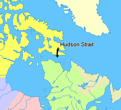 File:Map indicating Hudson Strait, Nunavut, Canada.png