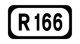 File:R166 Regional Route Shield Ireland.png