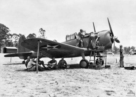 File:A-24 27th BG being assembled Australia 1942.jpg