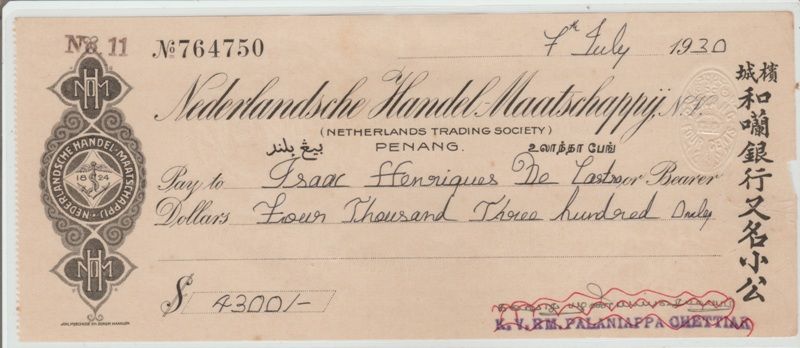 File:Isaac Henriques De Castro Cheque - 1930.jpg