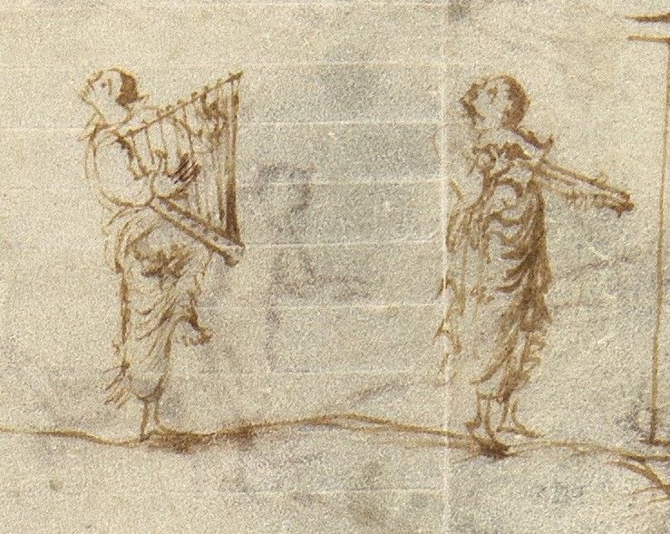 File:Utrechts-Psalter PSALM-80 cithara and harp.jpg