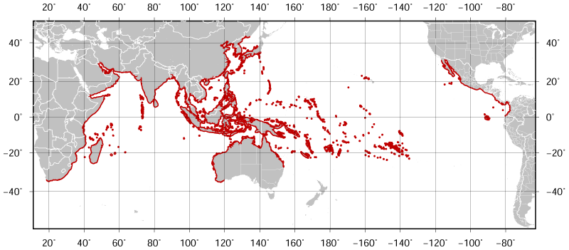 File:Yellow-bellied Sea Snake Pelamis platura distribution map.png