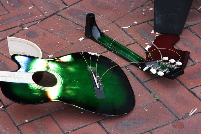 File:Smashed Guitars (6465369549).jpg