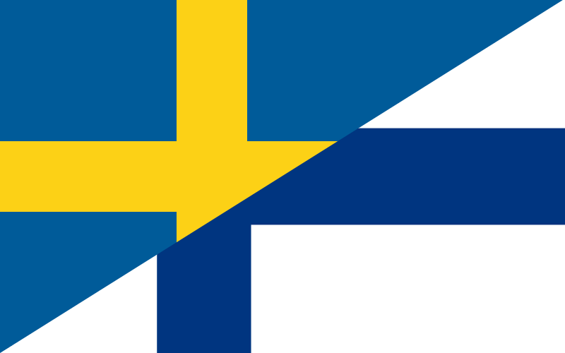 File:Flag of Sweden and Finland.png