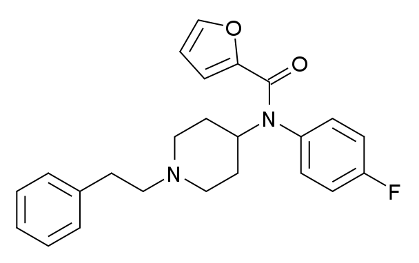 File:Parafluorofuranylfentanyl structure.png