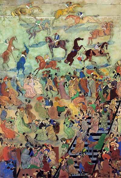 File:G. Yakulov. Horse racing, 1905.jpg