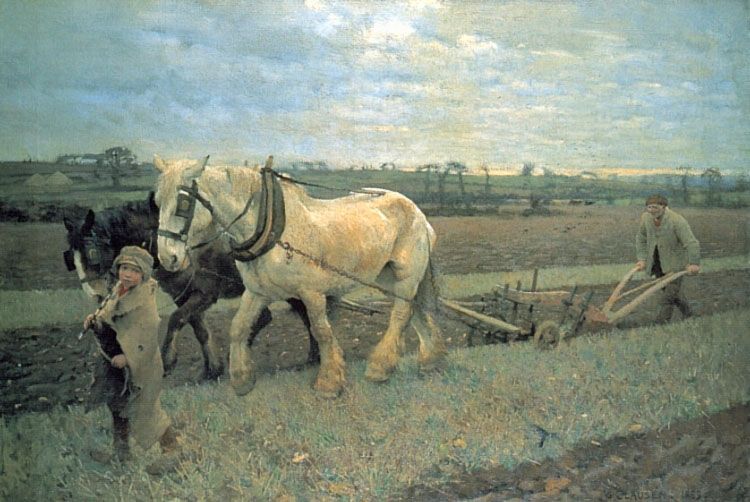 File:George Clausen - Ploughing.jpg