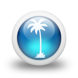 File:Glossy 3d blue palmtree.png