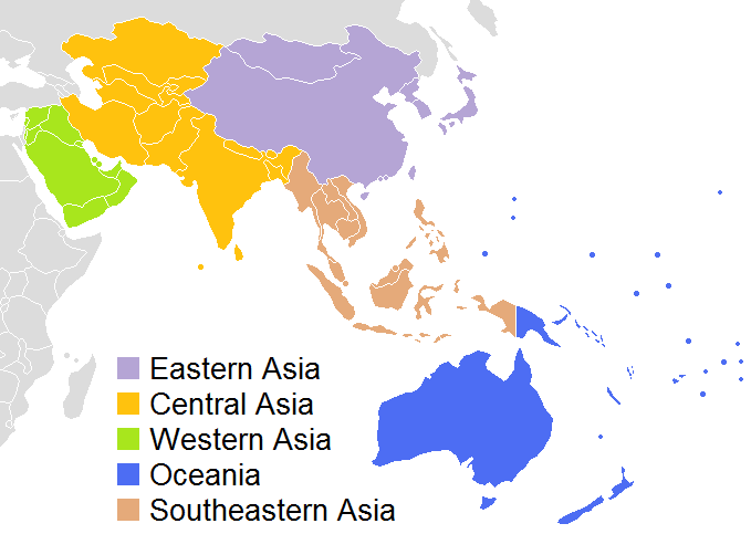 File:Asian Volleyball Confederation Map.png