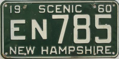 File:1960 New Hampshire license plate.jpg