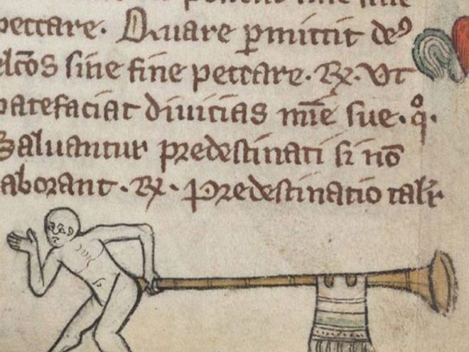 File:Butt-trumpet, Rotshild Canticles, MS 404, folio 134r.jpg